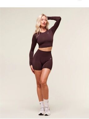 Gymshark Everyday Seamless Long Sleeve Crop Top
